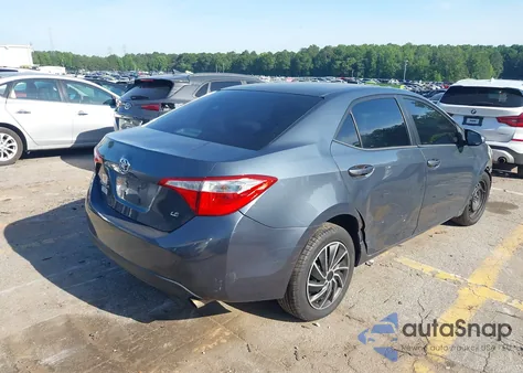 2014 Toyota Corolla Le z USA, uszkodzony, nr VIN 2T1BURHE8EC043984